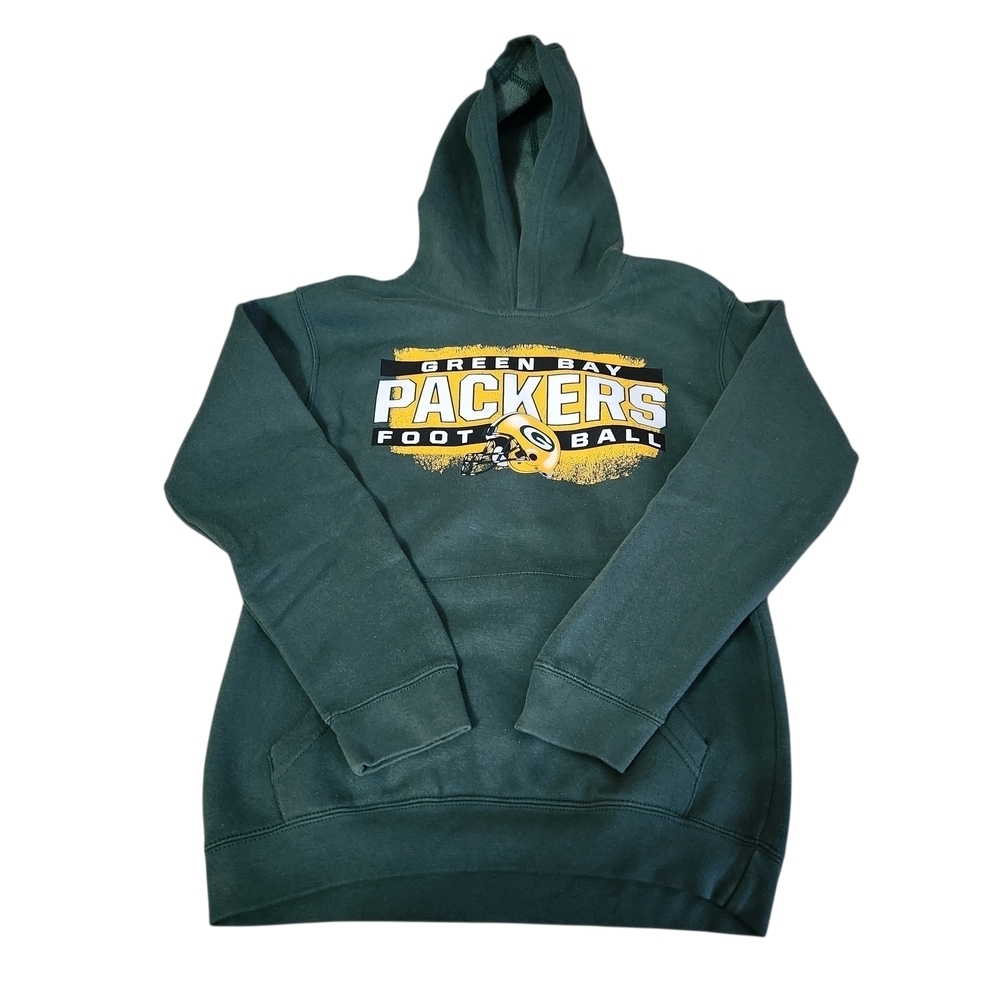 NFL Team Apparel Youth Hoodie in Green